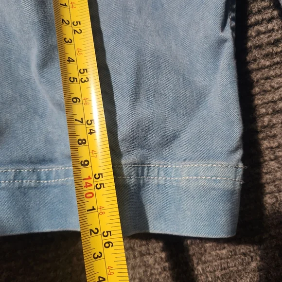 ALEX MILL Indigo Dyed Expedition Linen Cotton Blend Jumpsuit Size L - Picture 16 of 16